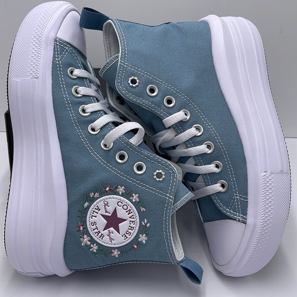 Vans WMNS A07237C
CTAS MOVE HI COCOON BLUE/WHITE Platforms Sneakers Chuck Taylor - Picture 11 of 16
